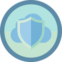 Cloud icon representing a safe environment